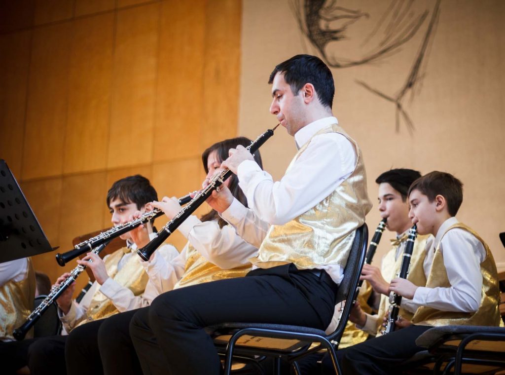 21 февраля 2016 г. при поддержке Фонда «Петр Великий» прошел Фестиваль духовых оркестров детских школ искусств г. Москвы